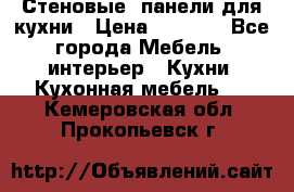 Стеновые  панели для кухни › Цена ­ 1 400 - Все города Мебель, интерьер » Кухни. Кухонная мебель   . Кемеровская обл.,Прокопьевск г.